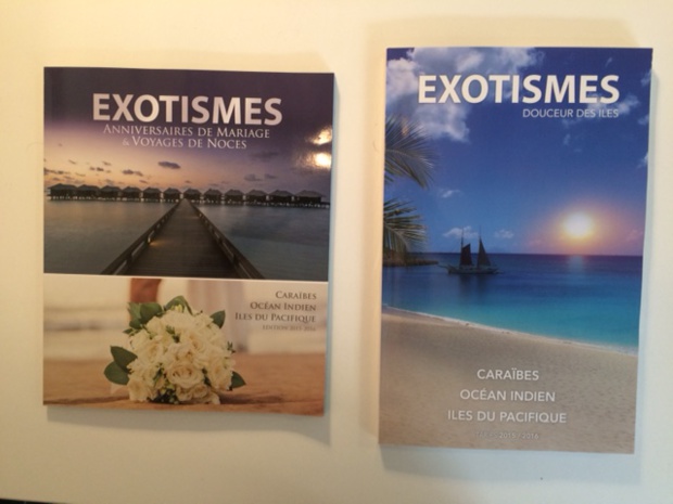 Les nouvelles brochures d'Exotismes. DR