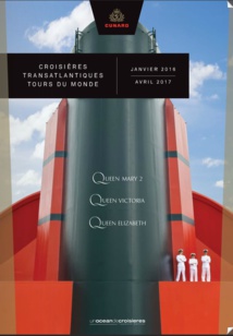 Cunard : 5 nouvelles escales dans la brochure 2016-2017
