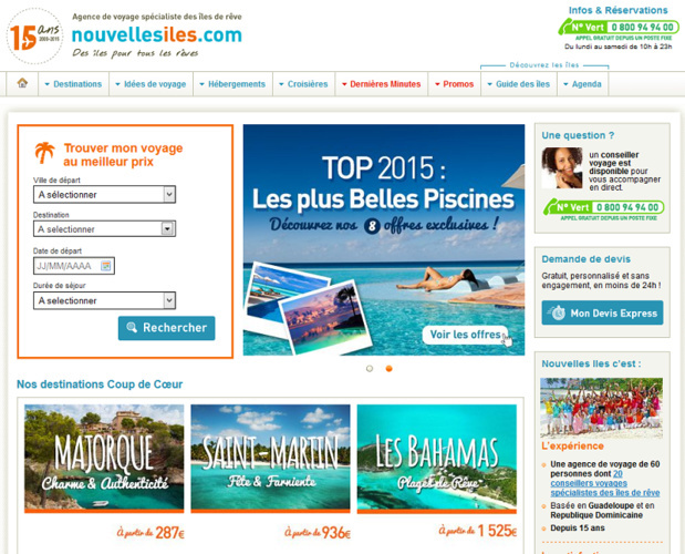 NouvellesIles (Antilles On Line) a repris les ventes