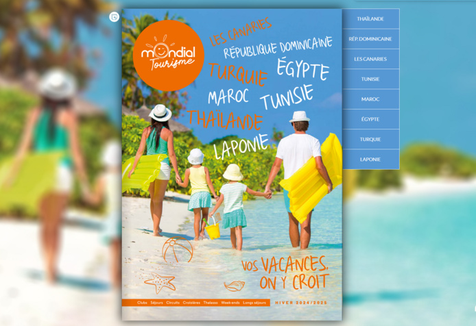 Mondial Tourisme dévoile sa brochure hiver 2024-2025 - Photo : ©Mondial Tourisme Mondial Tourisme dévoile sa brochure hiver 2024-2025 - Photo : ©Mondial Tourisme