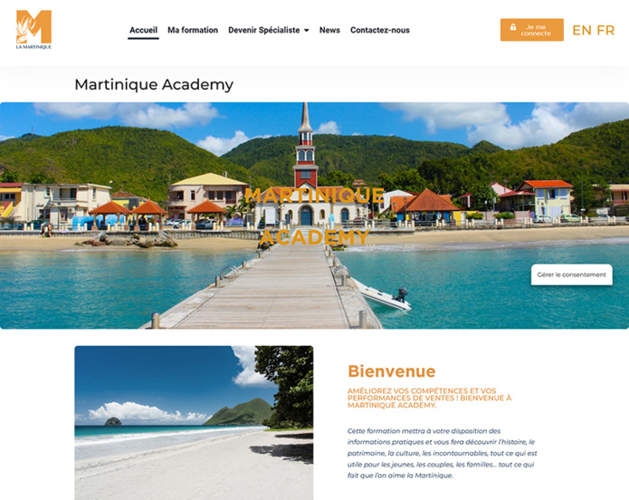 Visiter la plateforme Martinique Academy © Martinique Academy Visiter la plateforme Martinique Academy © Martinique Academy