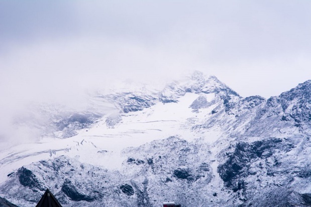 Val Thorens diffuse des photographies de ses sommets enneigés - Photo : Val Thorens