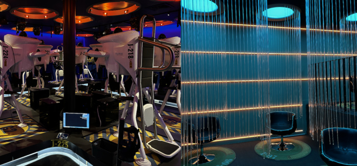 Salle de l'agence de réalité virtuelle Flyview à paris - AB Salle de l'agence de réalité virtuelle Flyview à paris - AB