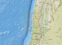 Capture d'écran USGS