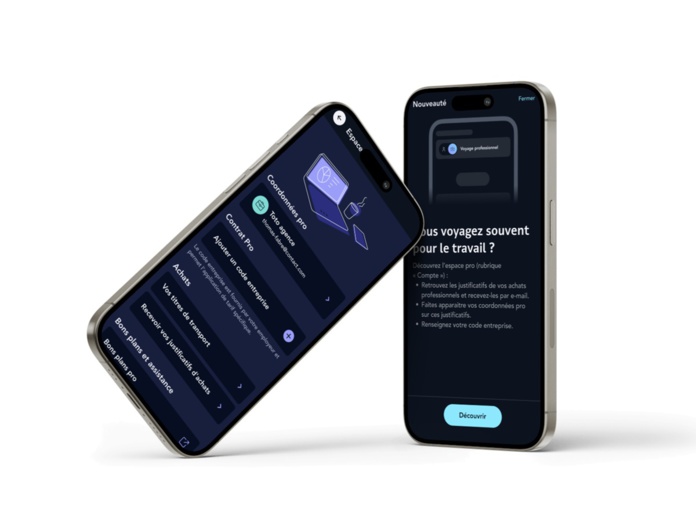Des nouvelles fonctionnalités pro sur SNCF Connect