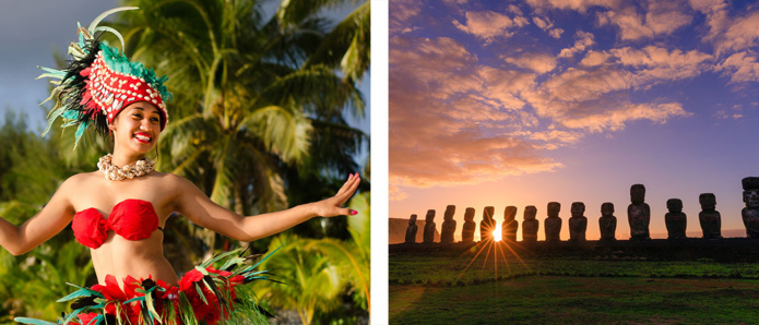 Polynésie française / Île de Pâques (Chili) © Shutterstock Polynésie française / Île de Pâques (Chili) © Shutterstock