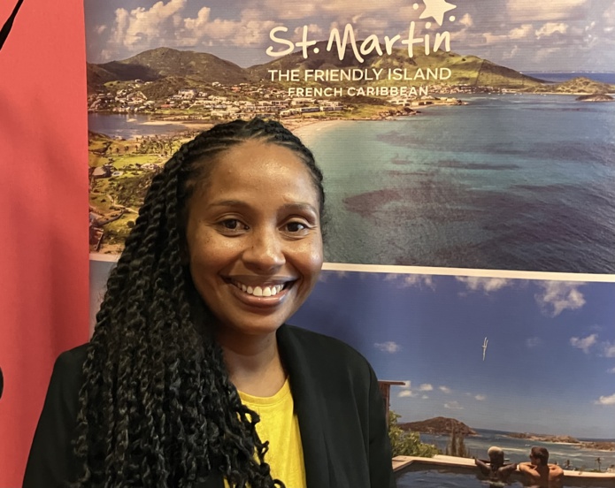 Aïda Weinum, directrice de l'office de tourisme de Saint-Martin. Photo: TB Aïda Weinum, directrice de l'office de tourisme de Saint-Martin. Photo: TB