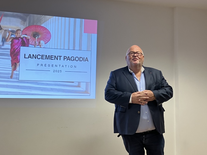 Michel Salaün lors de la présentation de la nouvelle production Pagodia. Photo: TB Michel Salaün lors de la présentation de la nouvelle production Pagodia. Photo: TB