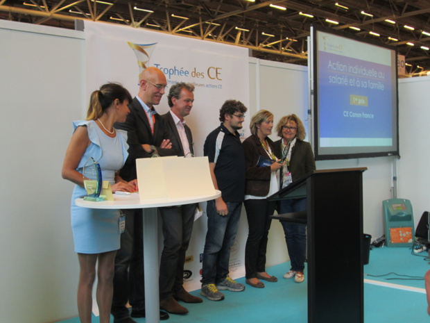 La remise des Trophées annuels des CE remis au SalonsCE d'automne de Paris - DR : M.S.