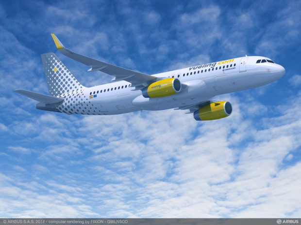 Vueling va positionner deux A320 à Charles de Gaulle pour opérer plus de lignes - DR : Airbus