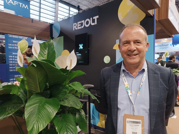 Laurent Gabard, DG de Rejolt a annoncé, sur le salon IFTM Top Resa 2024, le lancement du premier scoring carbone des plateaux repas. @c.l. Laurent Gabard, DG de Rejolt a annoncé, sur le salon IFTM Top Resa 2024, le lancement du premier scoring carbone des plateaux repas. @c.l.