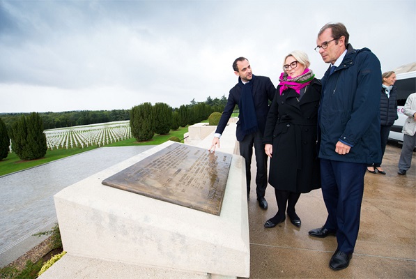 Petra Hedorfer et Christian Mantei réunis à Verdun - Photo DR