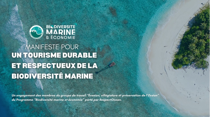 À l'occasion de la Journée mondiale du tourisme durable, le 27 septembre, RespectOcean, association de loi 1901, annonce la publication de son "Manifeste pour des pratiques touristiques engagées, durables et respectueuses de la biodiversité marine". - Photo RespectOcean À l'occasion de la Journée mondiale du tourisme durable, le 27 septembre, RespectOcean, association de loi 1901, annonce la publication de son "Manifeste pour des pratiques touristiques engagées, durables et respectueuses de la biodiversité marine". - Photo RespectOcean