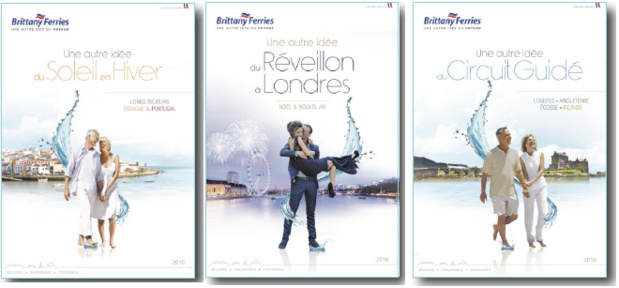 Brittany sort 3 nouvelles brochures pour 2016 - DR : Brittany Ferries Brittany sort 3 nouvelles brochures pour 2016 - DR : Brittany Ferries