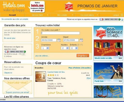Hotels.com lance sa nouvelle version en France Hotels.com lance sa nouvelle version en France