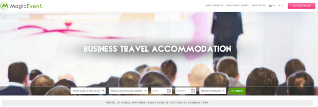 MagicEvent compte proposer plus de logements et des nouveaux services à ses utilisateurs - Capture d'écran MagicEvent compte proposer plus de logements et des nouveaux services à ses utilisateurs - Capture d'écran