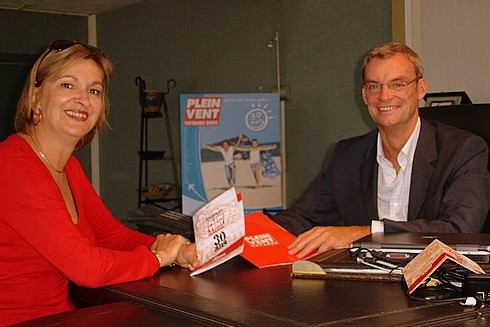 Carole Pellicer & Joost Bourlon, respectiement DG délégué et PDG de Plein Vent