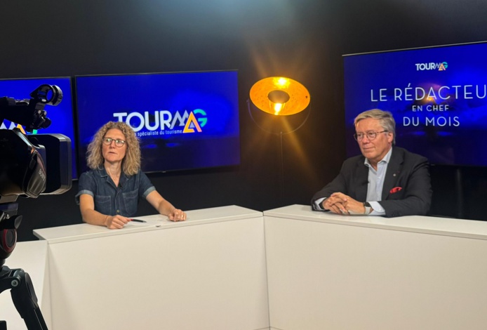 Patrick Pourbaix sur le plateau de TourMaG à Marseille - Photo JDL Patrick Pourbaix sur le plateau de TourMaG à Marseille - Photo JDL