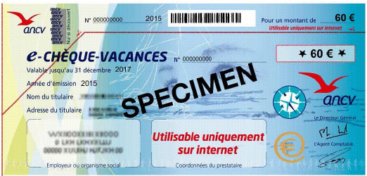 Les e-Chèques-Vacances sont désormais disponibles - DR : ANCV