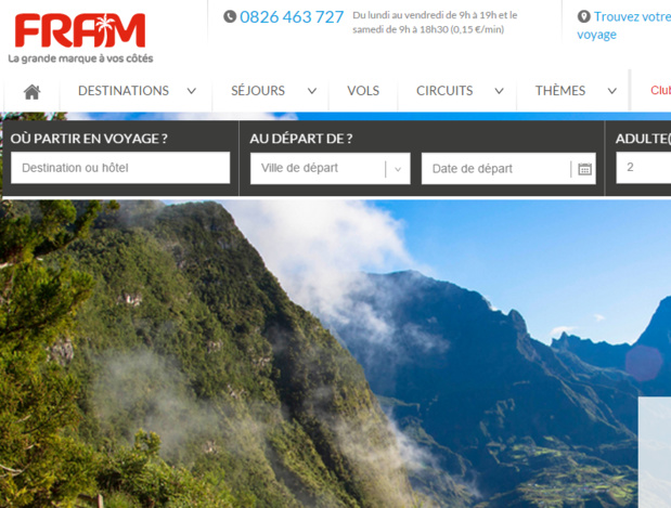 FRAM a repensé son site e-commerce - Capture d'écran