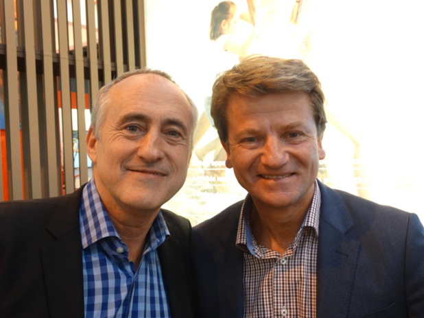 Venin (à gauche) et Gilbert Espitalier-Noel (à droite) - Photo JBH