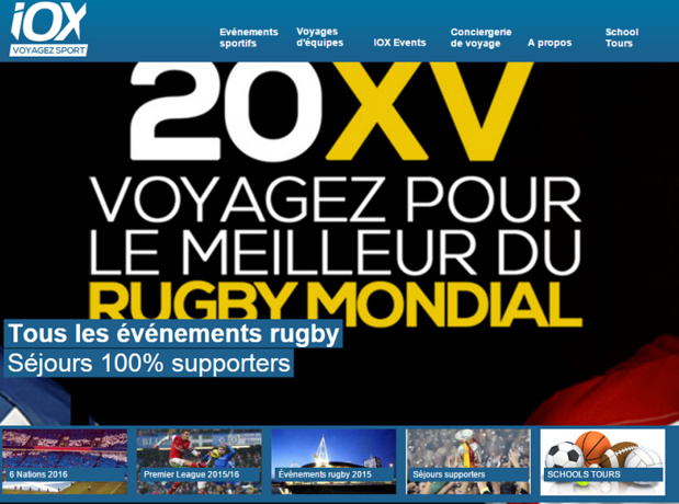 Le tribunal de commerce de Lyon vient de placer IOX Tour en liquidation judiciaire - Capture d'écran