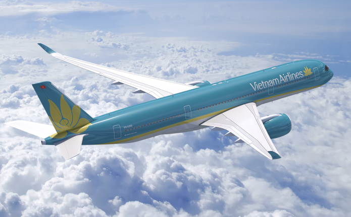 Un A.350 de la compagnie Vietnam Airlines. Depuis Paris-CDG,  jusqu’à 14 vols par semaine vers Hanoï et Saïgon Crédit : Vietnam Airlines. Un A.350 de la compagnie Vietnam Airlines. Depuis Paris-CDG,  jusqu’à 14 vols par semaine vers Hanoï et Saïgon Crédit : Vietnam Airlines.