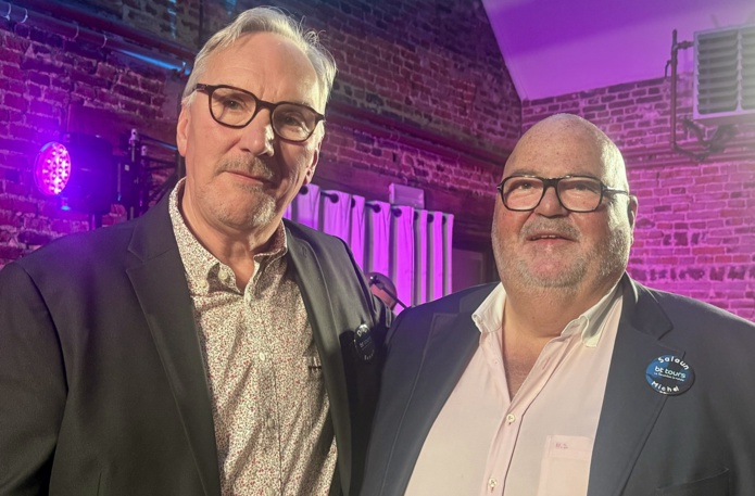 Michel Salaün et Benoît Dieu, un couple franco-belge heureux. /crédit JDL Michel Salaün et Benoît Dieu, un couple franco-belge heureux. /crédit JDL