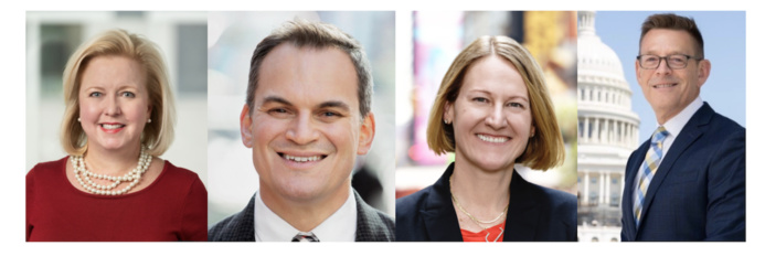 De gauche à droite : Angie Briggs, Chris Heywood, Janette Roush, Malcolm Smith - Brand USA De gauche à droite : Angie Briggs, Chris Heywood, Janette Roush, Malcolm Smith - Brand USA