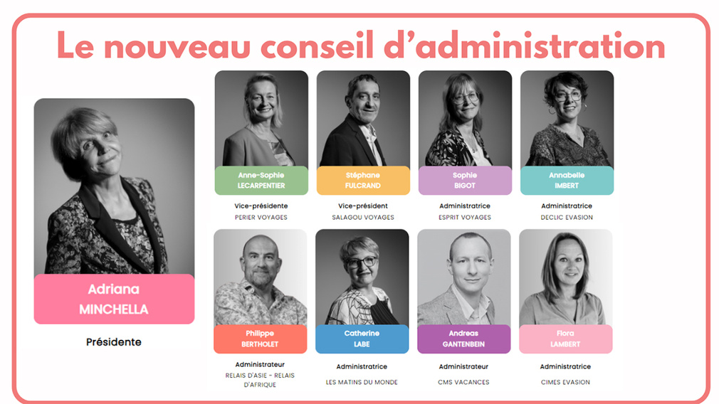 Le conseil d’administration du CEDIV TRAVEL Le conseil d’administration du CEDIV TRAVEL