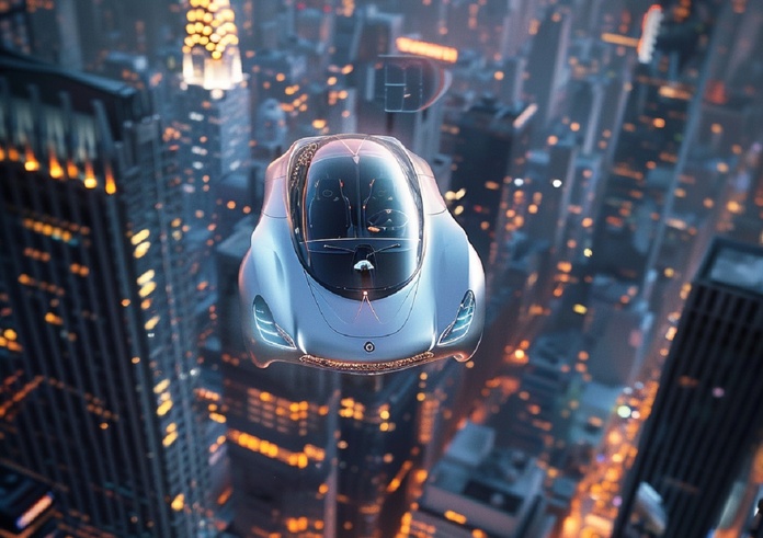 Seule la voiture volante pourrait reconfigurer et redorer le rêve des humains en l’emportant vers les cieux... - Photo Pepita Seule la voiture volante pourrait reconfigurer et redorer le rêve des humains en l’emportant vers les cieux... - Photo Pepita