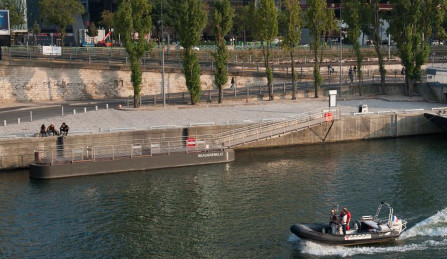 Port de Paris ouvre une nouvelle escale près du nouveau centre commercial de Beaugrenelle - Photo : HAROPA - Port de Paris