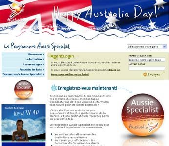 Tourism Australia part en campagne sur le marché français Tourism Australia part en campagne sur le marché français