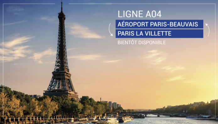L’Aéroport Paris-Beauvais lance le 14 novembre la ligne A04 - Aéroport Paris-Beauvais L’Aéroport Paris-Beauvais lance le 14 novembre la ligne A04 - Aéroport Paris-Beauvais