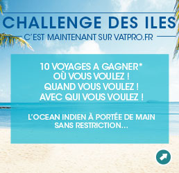 Challenges : Vacances Transat fait gagner des voyages dans l'Océan Indien Challenges : Vacances Transat fait gagner des voyages dans l'Océan Indien