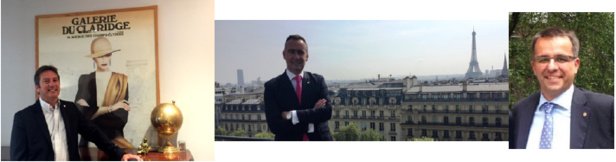 De gauche à droite : B. Maïk, L. Rivaux et X. Lamont - Photos DR De gauche à droite : B. Maïk, L. Rivaux et X. Lamont - Photos DR