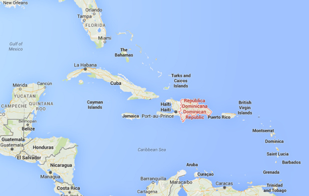 Les deux pilotes condamnés pour trafic de drogue se sont échappés de la République Dominicaine - DR : Google Maps