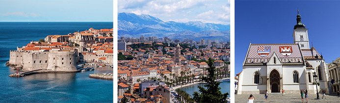 Dubrovnik - Split - Zagreb © Pixabay Dubrovnik - Split - Zagreb © Pixabay