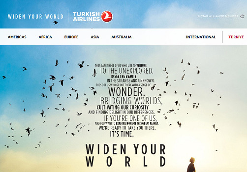 Turkish Airlines cherche à faire parler d'elle sur les réseaux sociaux - Capture d'écran