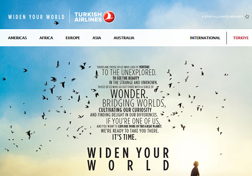Turkish Airlines cherche à faire parler d'elle sur les réseaux sociaux - Capture d'écran Turkish Airlines cherche à faire parler d'elle sur les réseaux sociaux - Capture d'écran