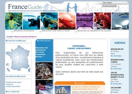 Le nouveau site web franceguidepro.com Le nouveau site web franceguidepro.com