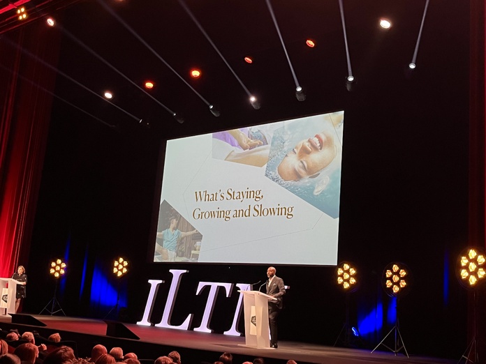 Dans le grand amphi du Palais des festivals, lors de l’ouverture de l’ILTM (@PB) Dans le grand amphi du Palais des festivals, lors de l’ouverture de l’ILTM (@PB)