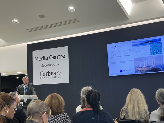 L'intervention d'Hervé Gastinel, PDG de Ponant - @ PB L'intervention d'Hervé Gastinel, PDG de Ponant - @ PB