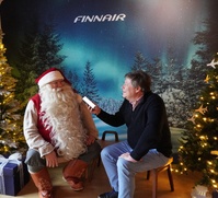 Le Père Noël a répondu à nos questions. Le Père Noël a répondu à nos questions.