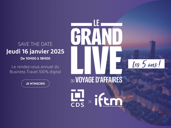 Entretien : « Le Grand Live de CDS Groupe, pour une vision globale du voyage d’affaires en 2025 » Entretien : « Le Grand Live de CDS Groupe, pour une vision globale du voyage d’affaires en 2025 »