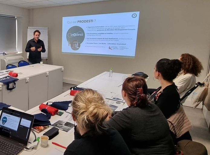 Prodesti a formé quelque 500 professionnels du tourisme depuis sa création en 2021. L'organisme propose aujourd'hui 27 destinations - Photo Prodesti Prodesti a formé quelque 500 professionnels du tourisme depuis sa création en 2021. L'organisme propose aujourd'hui 27 destinations - Photo Prodesti