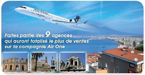 Air one et Go Voyages organisent un challenge de ventes