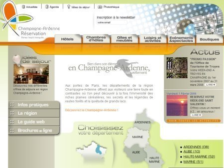 Champagne-Ardenne met en ligne une nouvelle vitrine de l’offre touristique