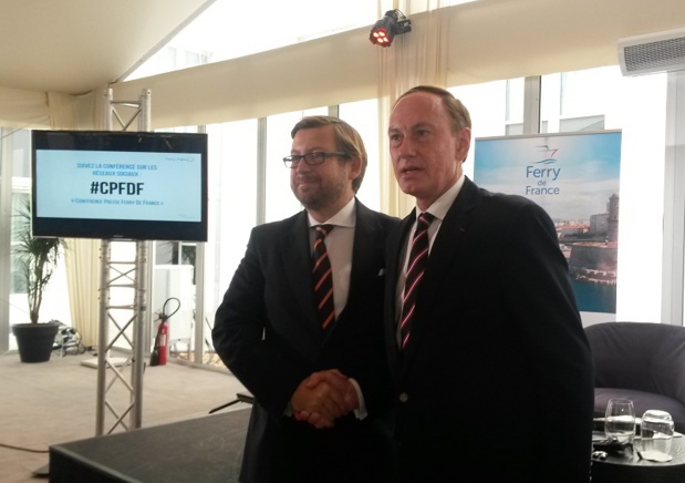 Alexander Panagopulos et Christian Garin, main dans la main pour la reprise de la SNCM - DR : A.B. Alexander Panagopulos et Christian Garin, main dans la main pour la reprise de la SNCM - DR : A.B.