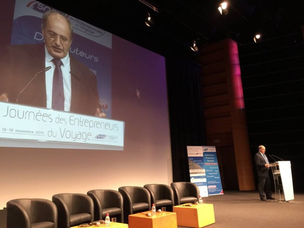 Jean-Pierre Mas, le président du SNAV, appelle à la résistance face au terrorisme. DR-JDL